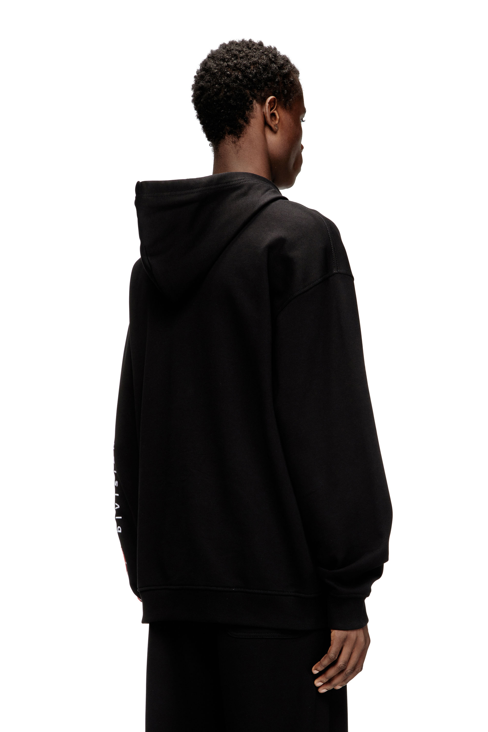 Diesel - S-BOXT-ZIP-HOOD-DIV, Man's Hoodie with logo patch embroidery in null - 3
