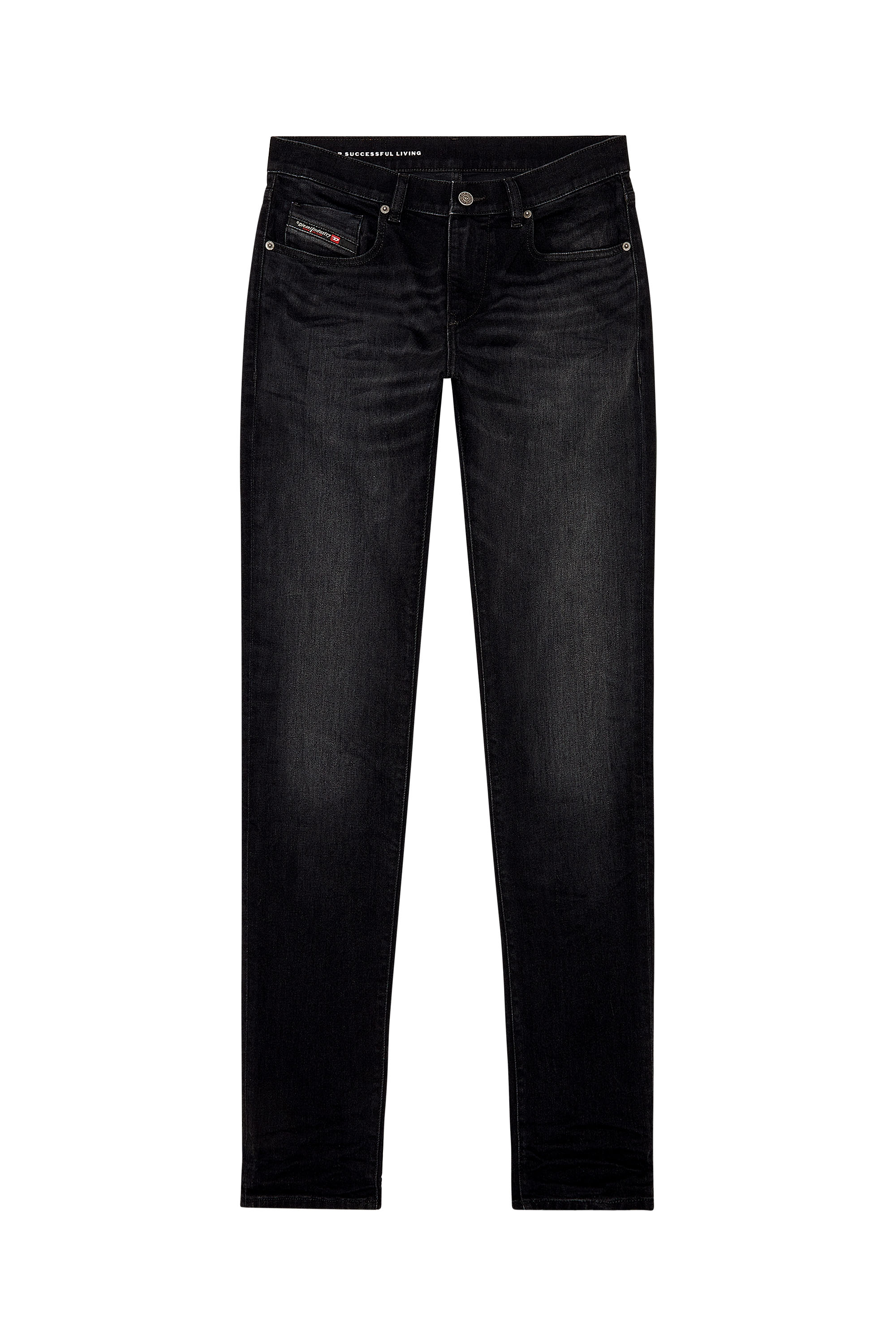 Diesel - Slim Jeans 2019 D-Strukt 09H32, Black/Dark grey - Image 5