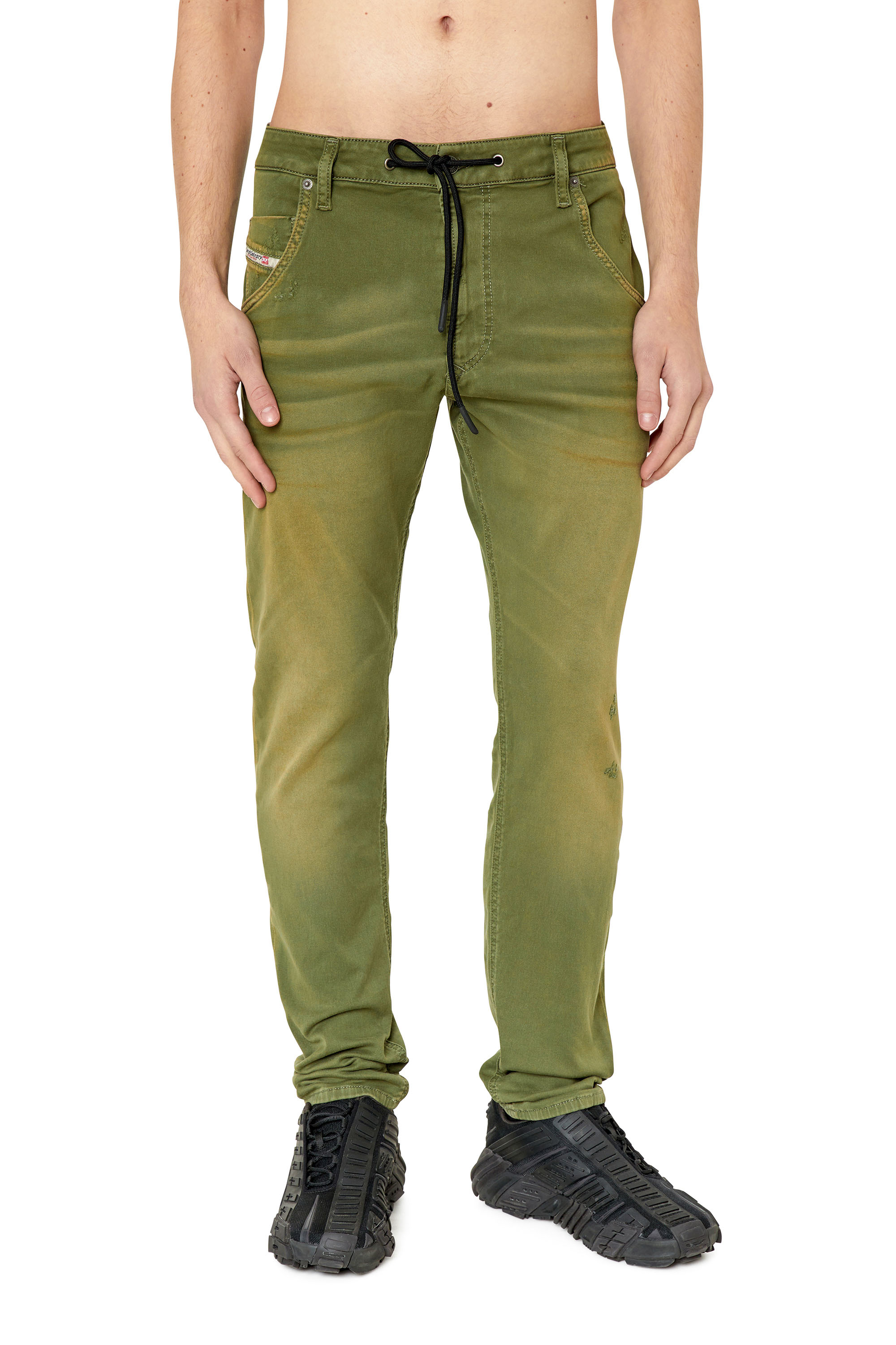 Diesel - Krooley JoggJeans® 09E98 Tapered, Green - Image 1