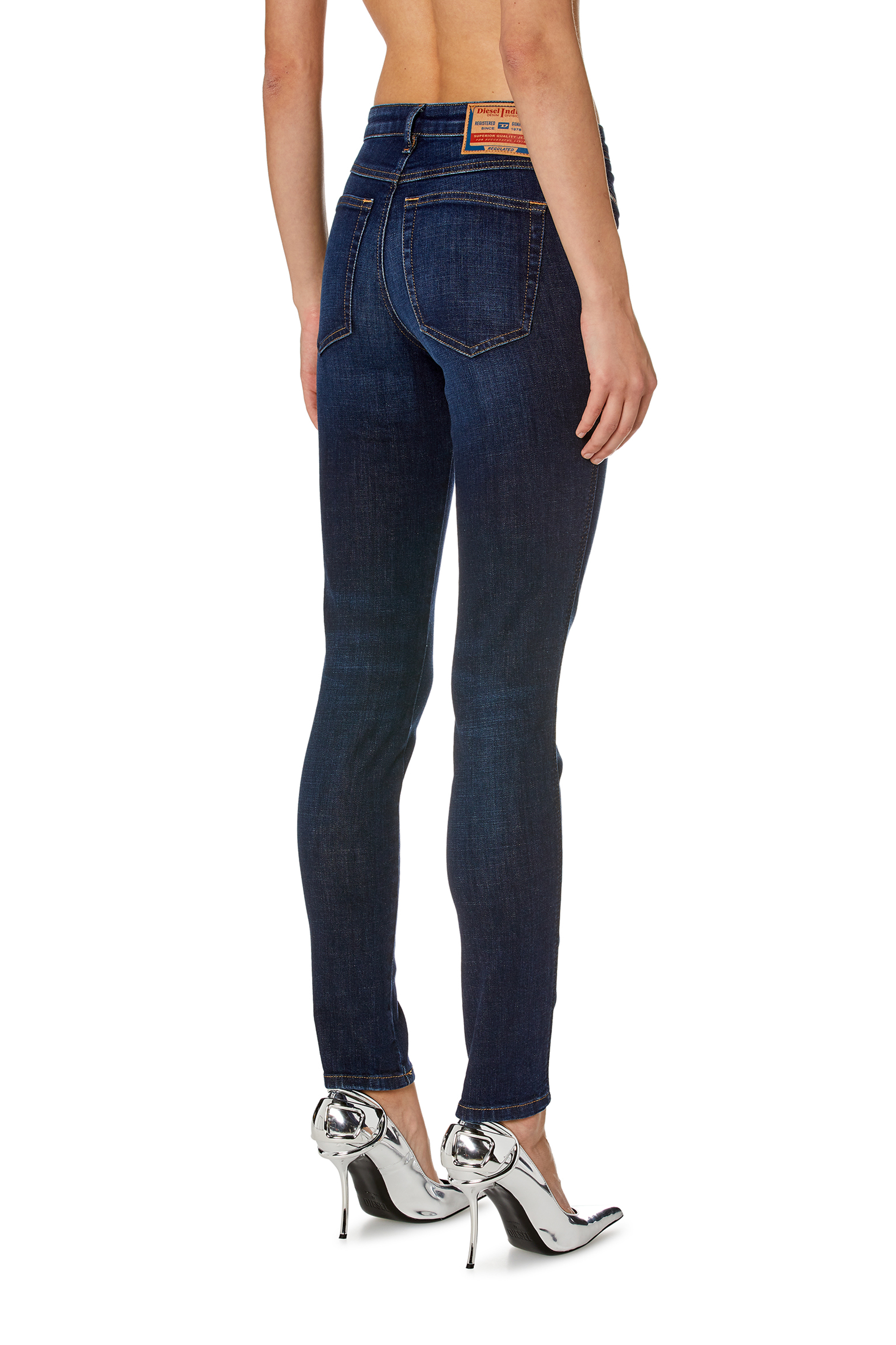 Diesel - Woman's Skinny Jeans 2015 Babhila 09J17, Dark Blue - 2