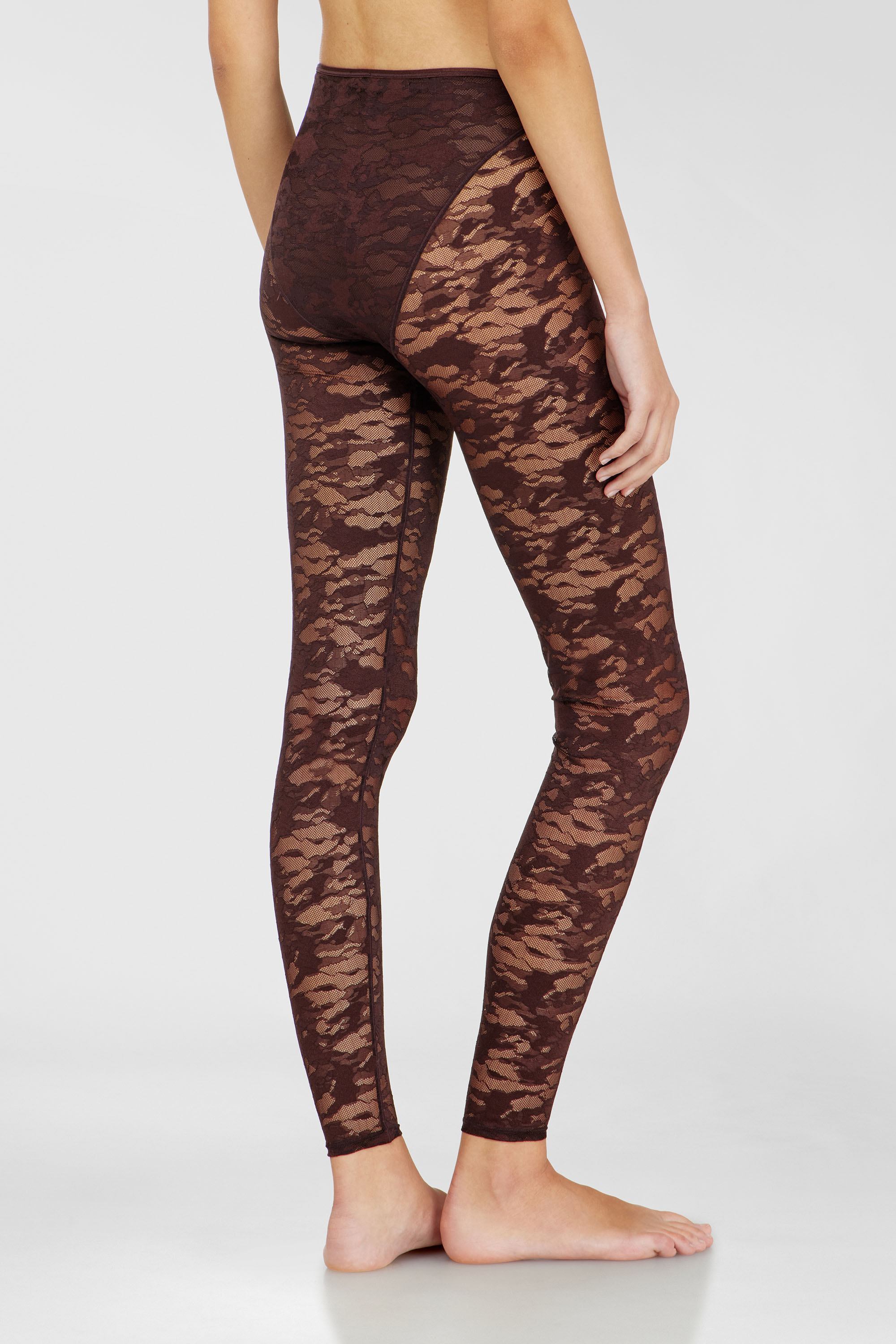 Diesel - HAYLEY-UTLT, Woman's Leggings in nylon camouflage lace in null - 3