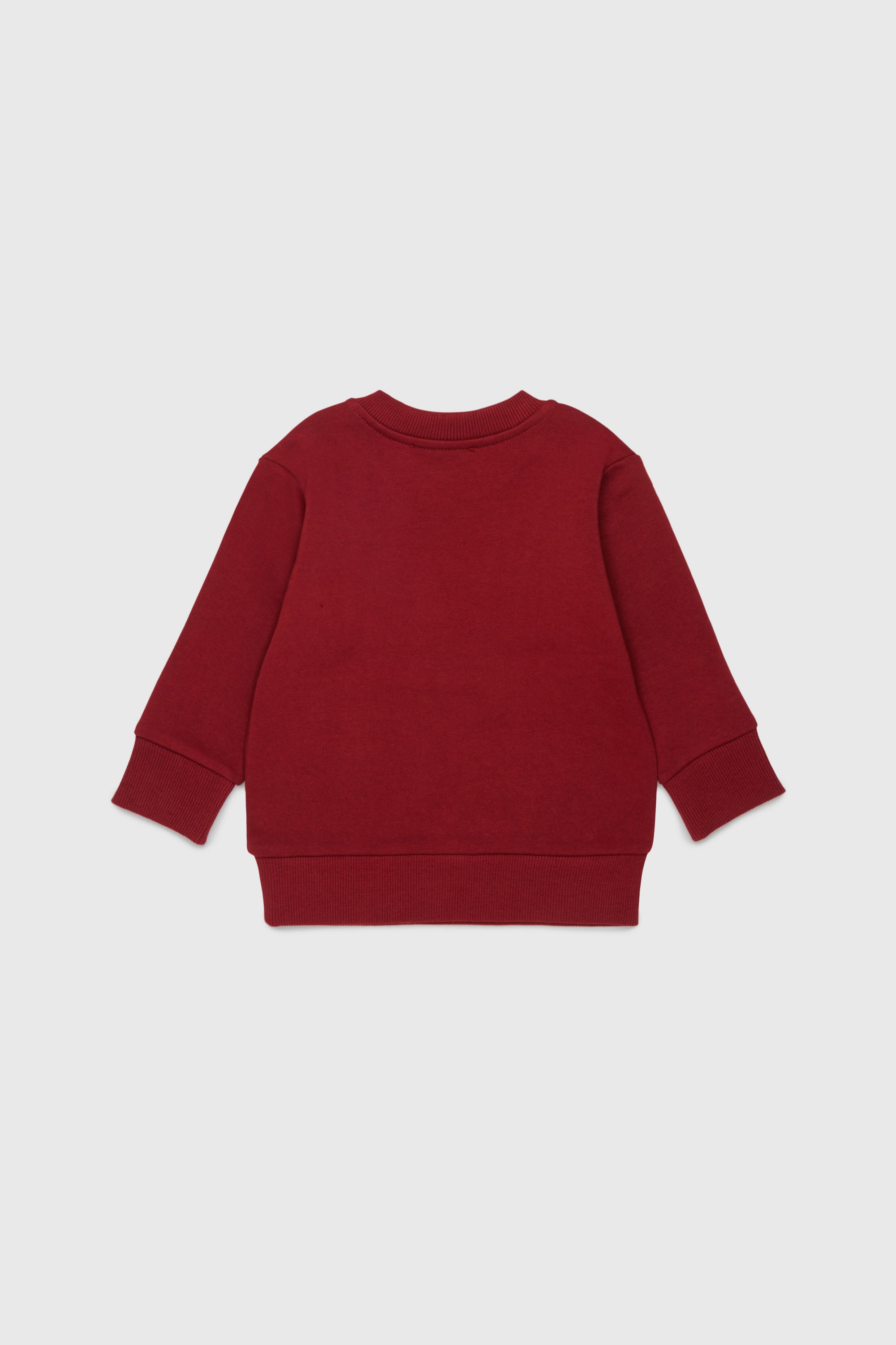 Diesel - SLODIMB, Man's Cotton sweatshirt with Diesel Industry print in Red - 2