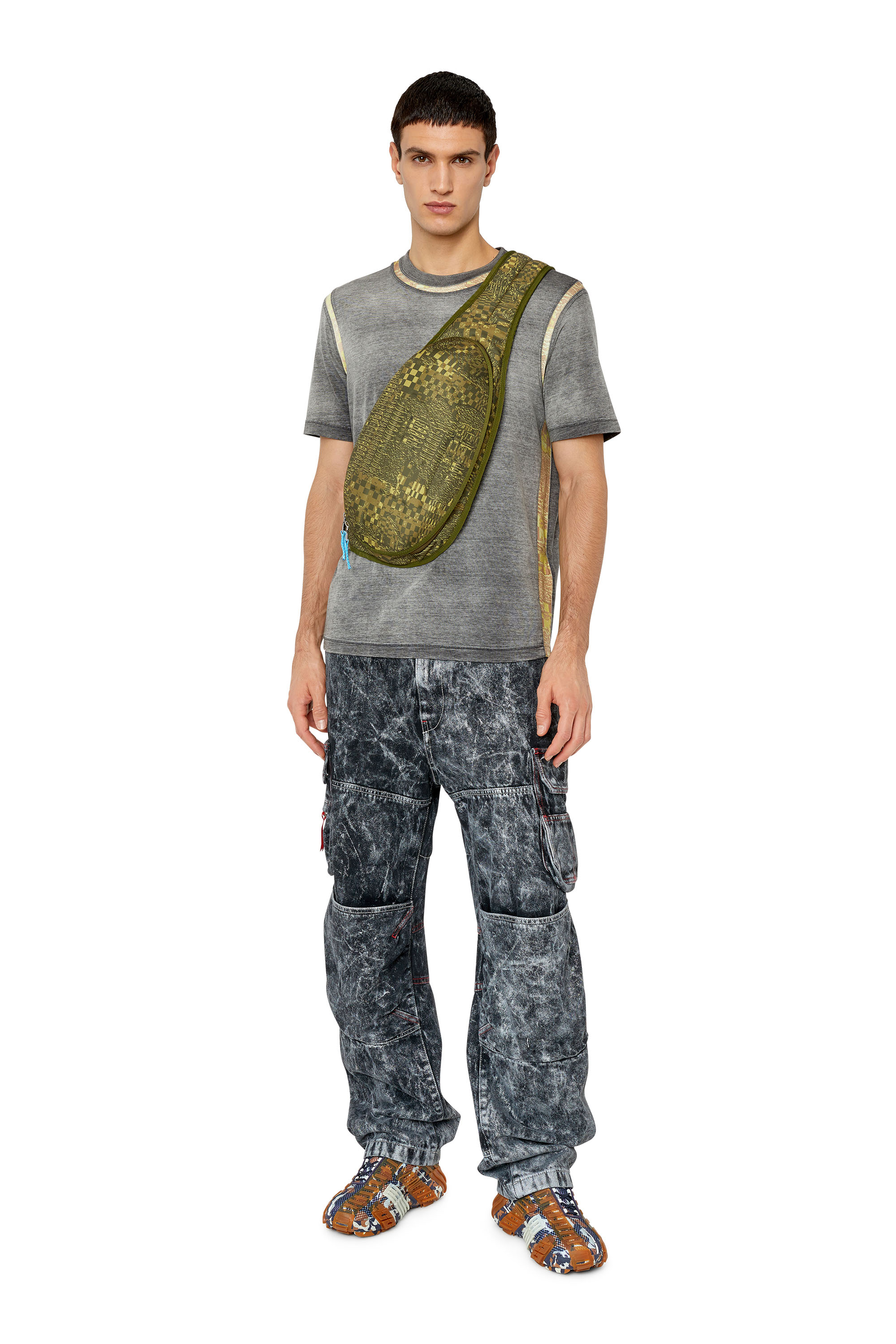 Diesel - T-JUSTINDI, Grey - Image 6