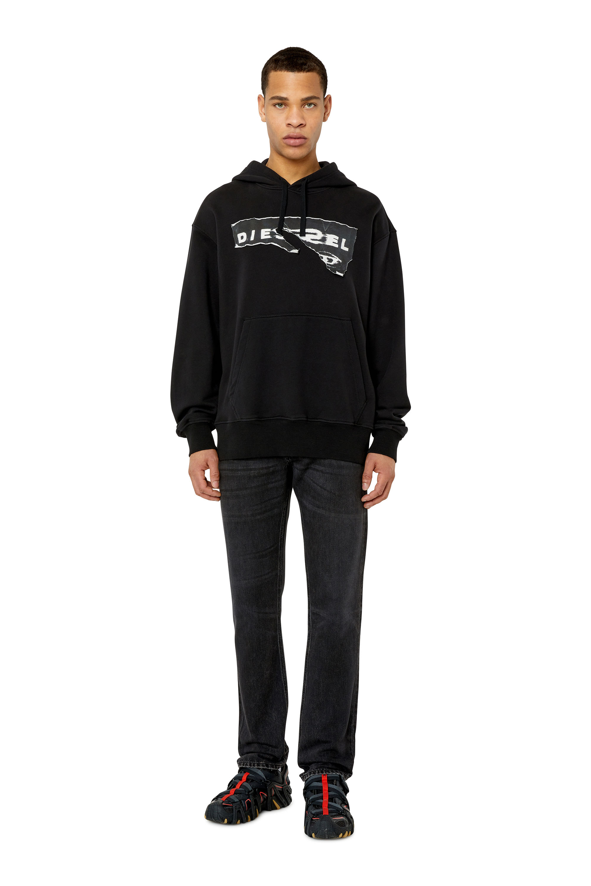 Diesel - 1995 D-Sark 09B88 Straight Jeans, Black/Dark grey - Image 4