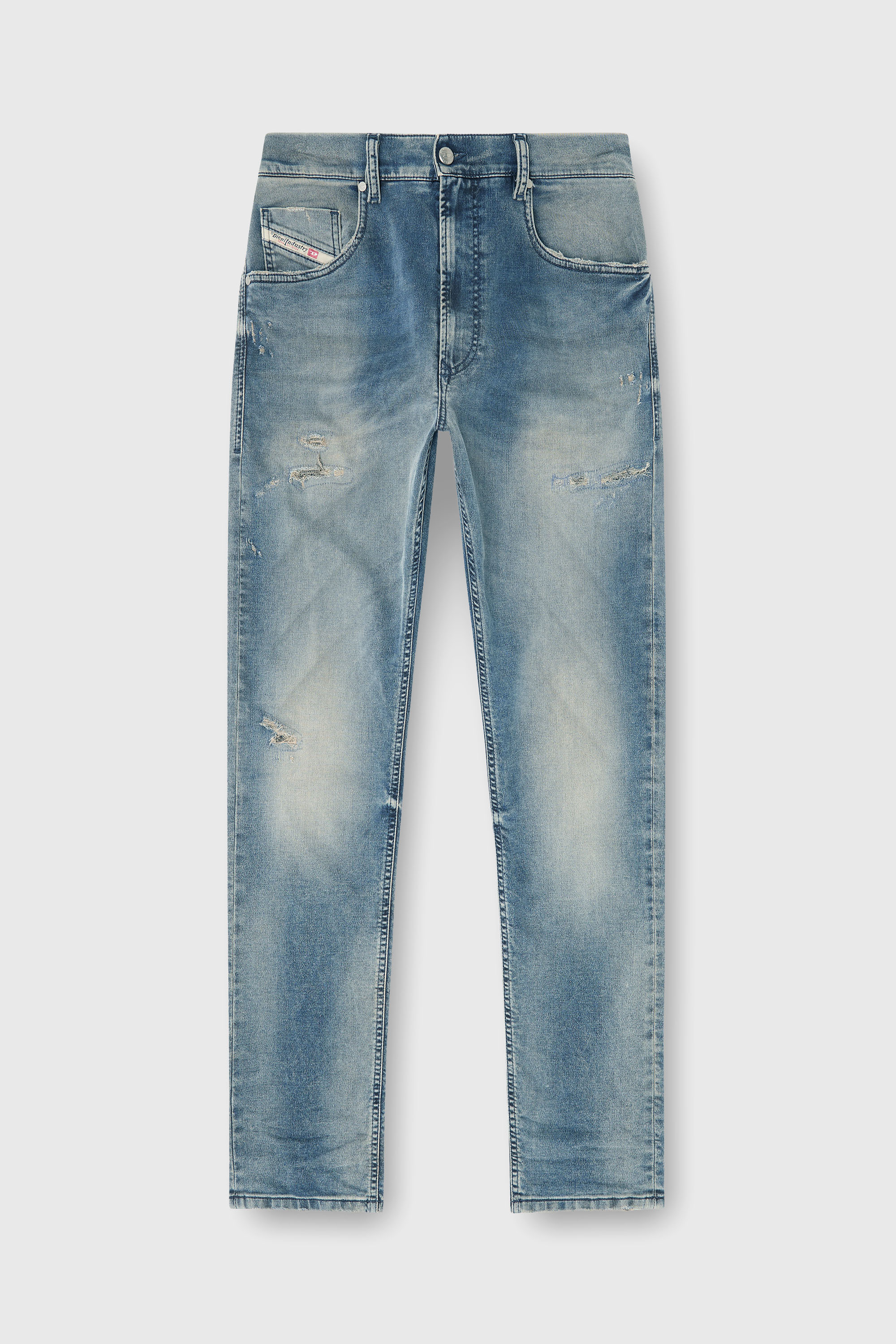 Diesel - Man's Regular 2032 D-Krooley-BW Joggjeans&reg; 068WY, Medium blue - 2