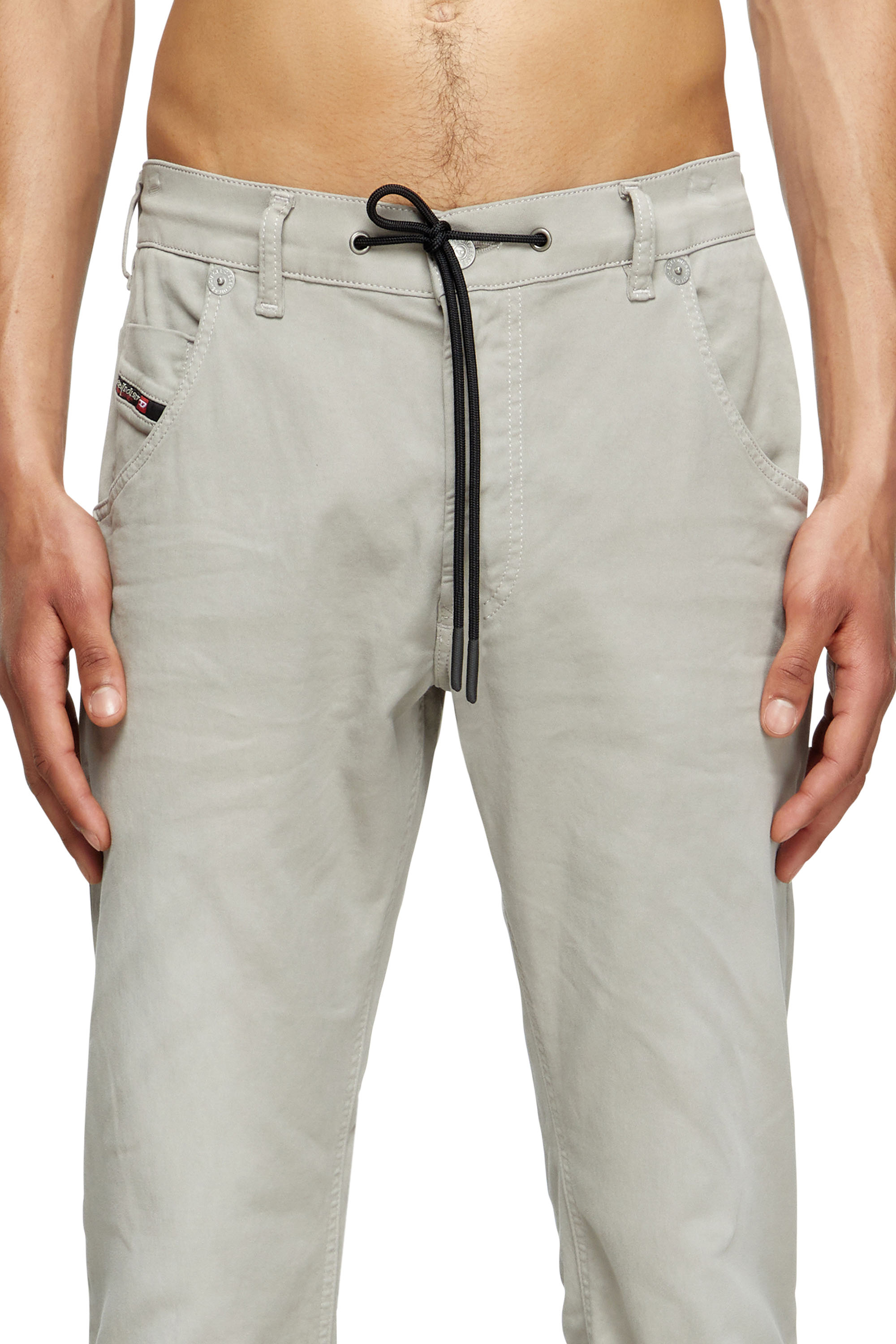 Regular 2032 D-Krooley Joggjeans® 0670M, Light Grey Diesel - Man's Regular 2032 D-Krooley Joggjeans® 0670M, Light Grey - 5