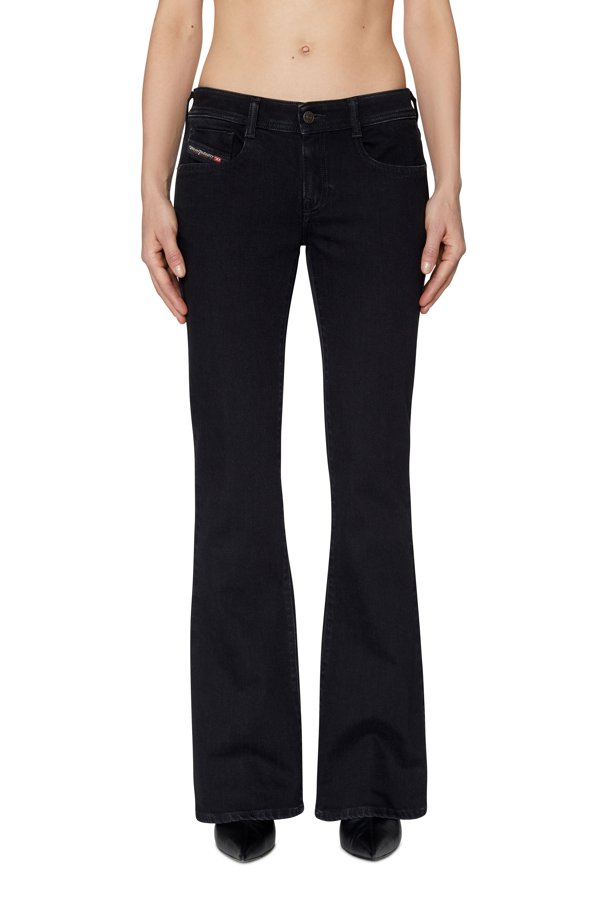 1969 D-EBBEY Z9C25 Bootcut and Flare Jeans, Black/Dark grey - Jeans