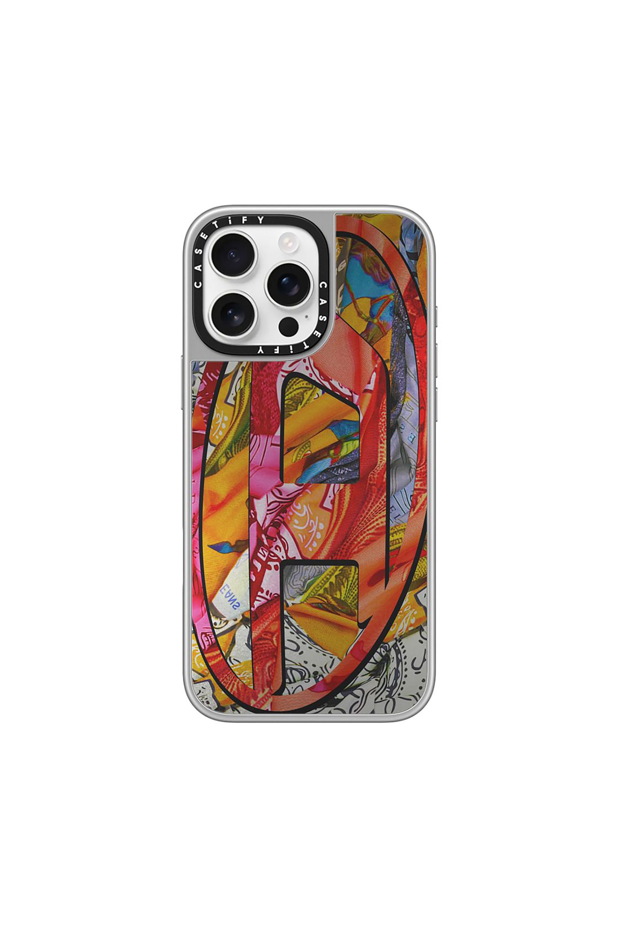 Diesel - 60335 CASETIFY MOULDED CASE, Unisex's Magsafe Bandana Case iPhone 16 Pro Max in Multicolor - 1