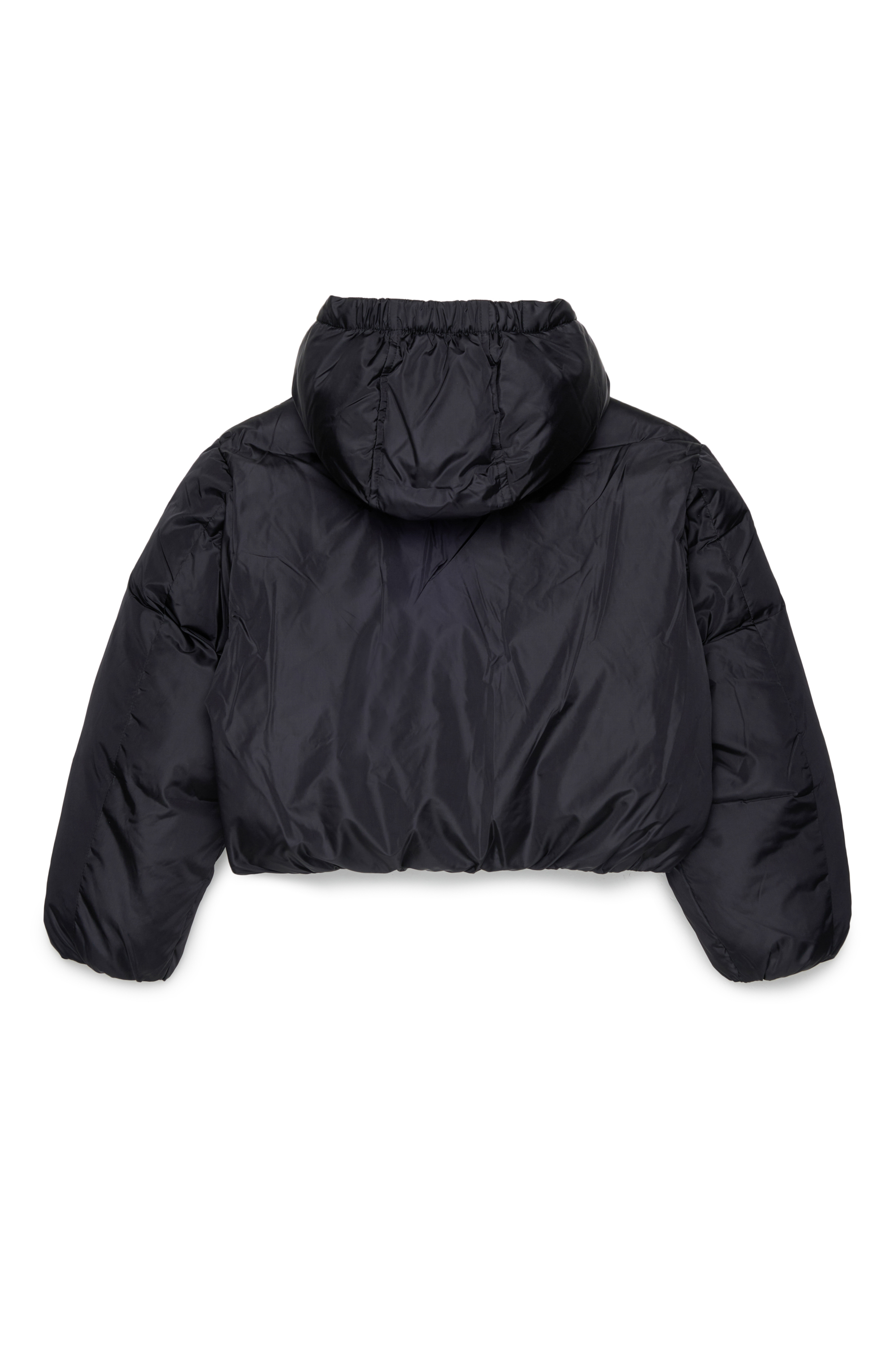 Diesel - JELKYM, Woman's Hooded puffer jacket in Black - 2