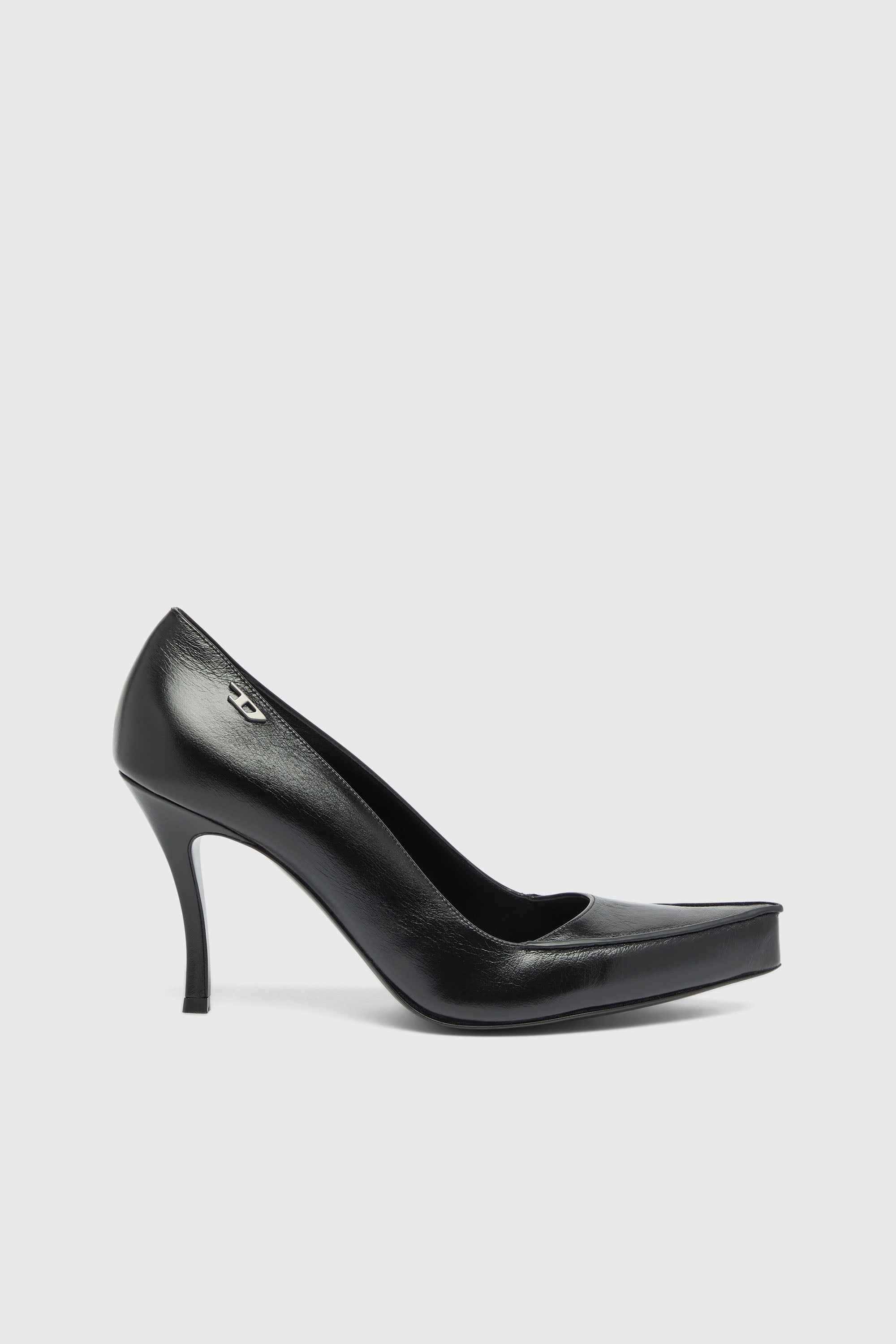 Diesel - D-LUCETTE-90-PUMP D, Woman's D-Lucette-Pumps in leather in Black - 1