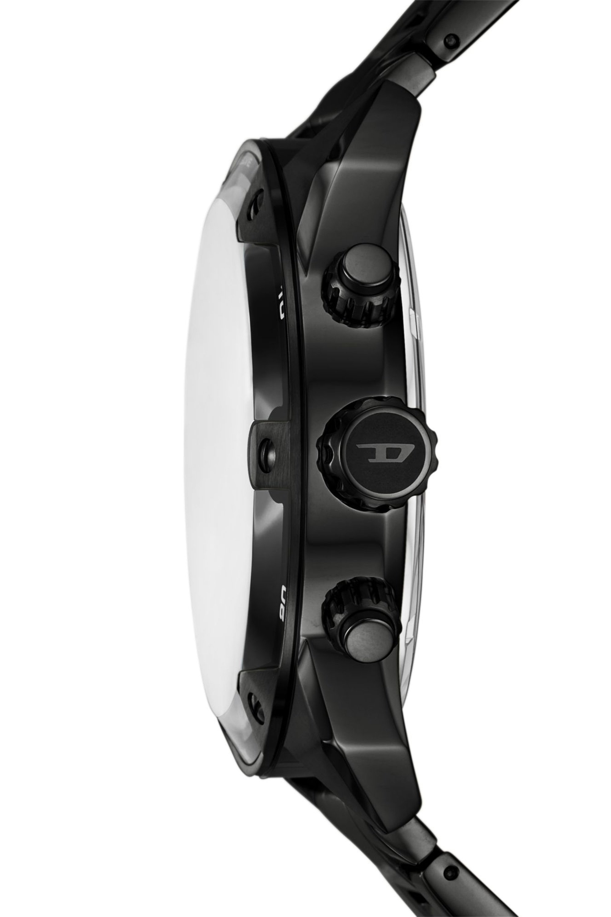 Diesel - DZ4691 WATCH, Man's Spiked black stainless steel watch in Black - 3