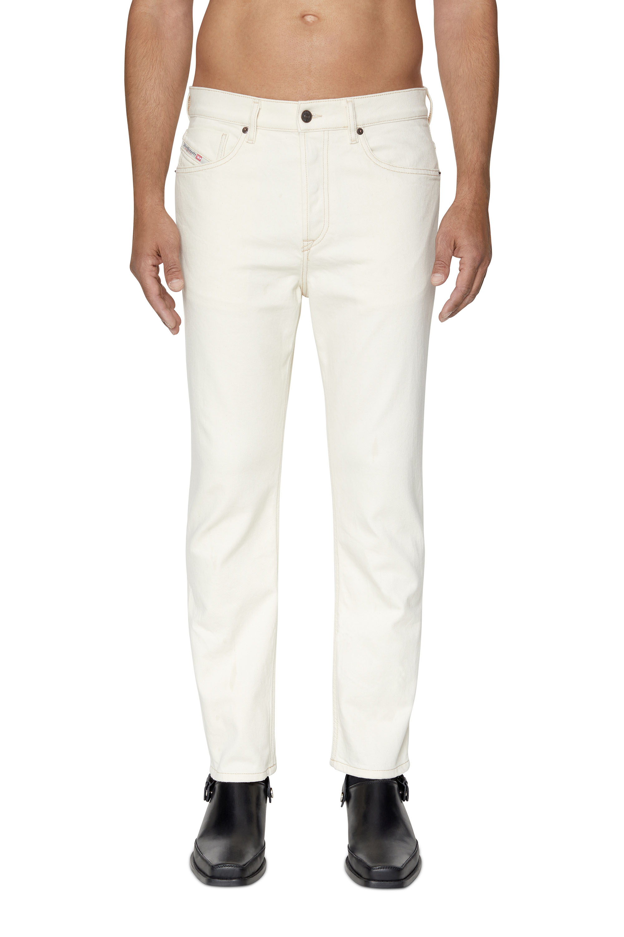 Diesel - 2005 D-FINING 09B94 Tapered Jeans, White - Image 3