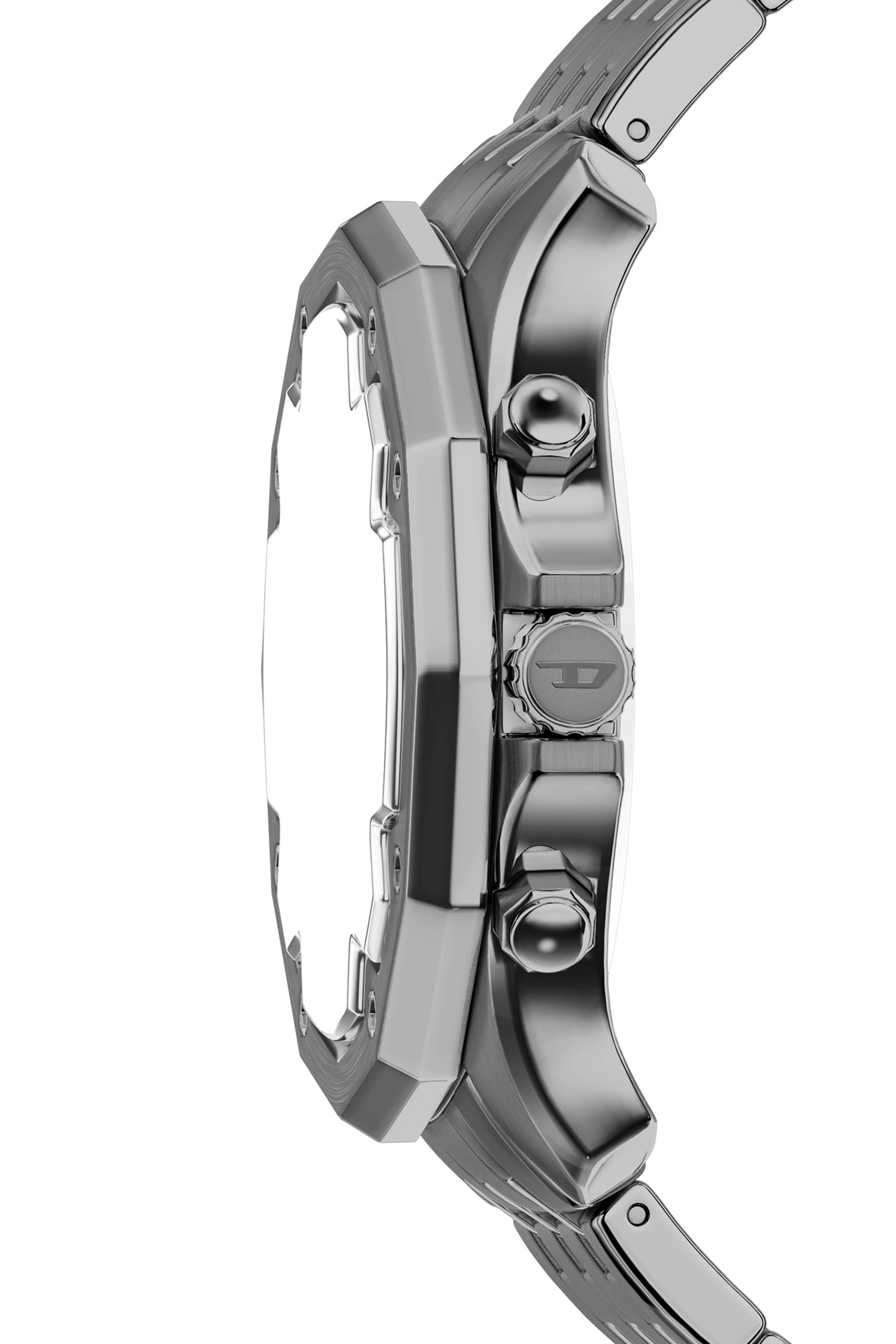 Diesel - DZ4711 WATCH, Man's Stinger gunmetal stainless steel watch in Dark grey - 3