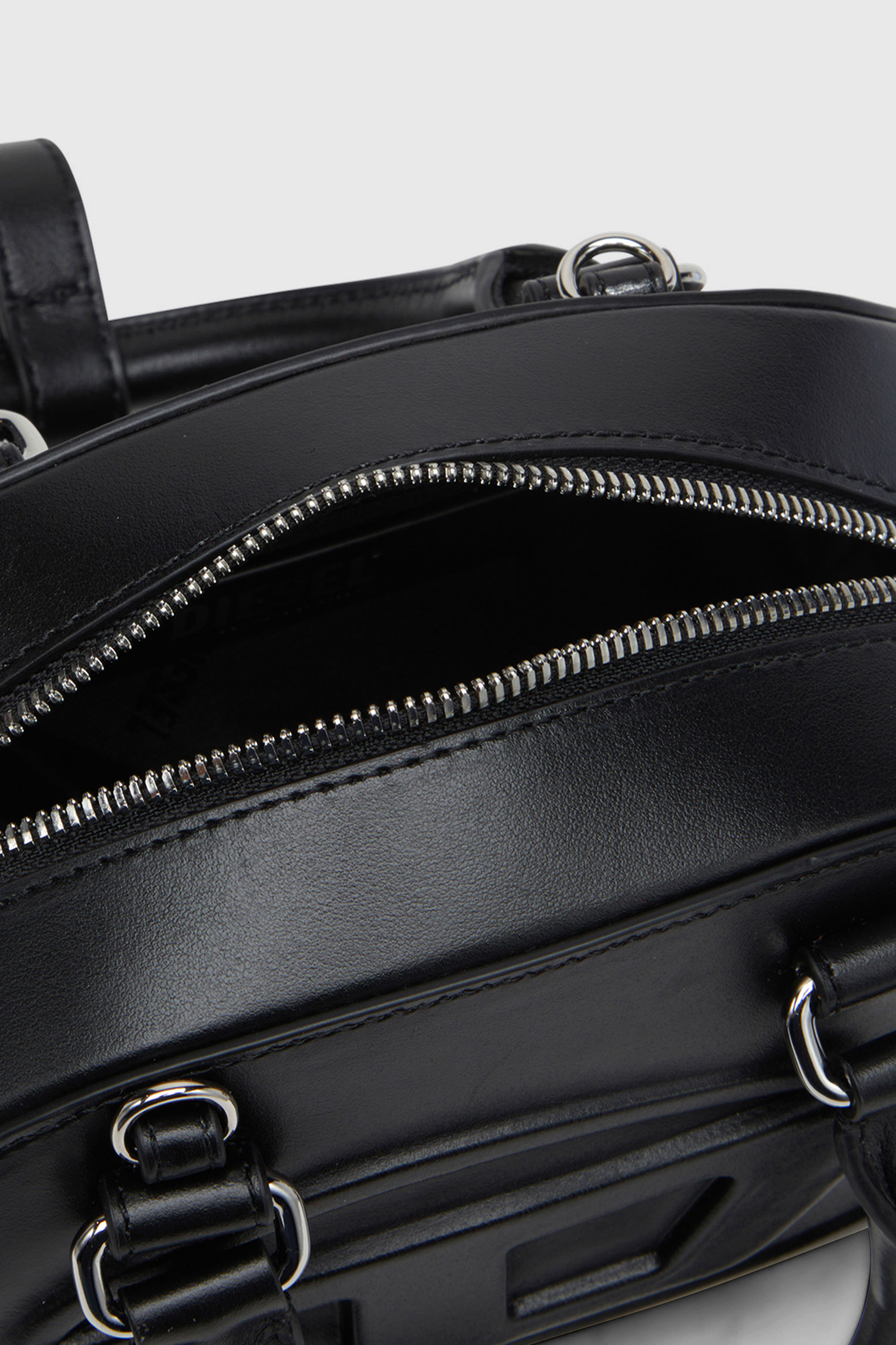 Diesel - 1DR DOME CROSSBODY, Woman's 1DR Dome - Black crossbody bag in Black - 4