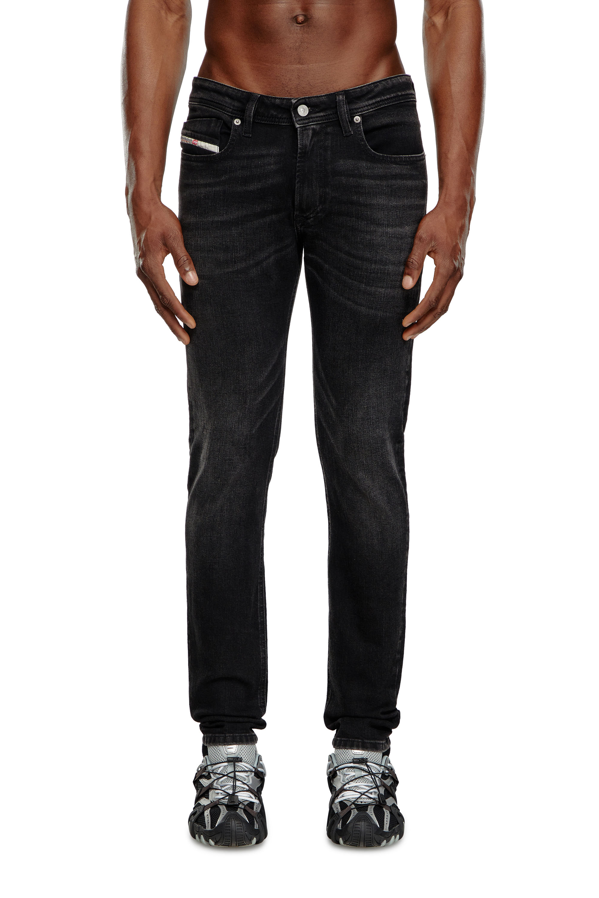 Diesel - Man Skinny Jeans 1979 Sleenker 0GRDA, Black/Dark grey - Image 1