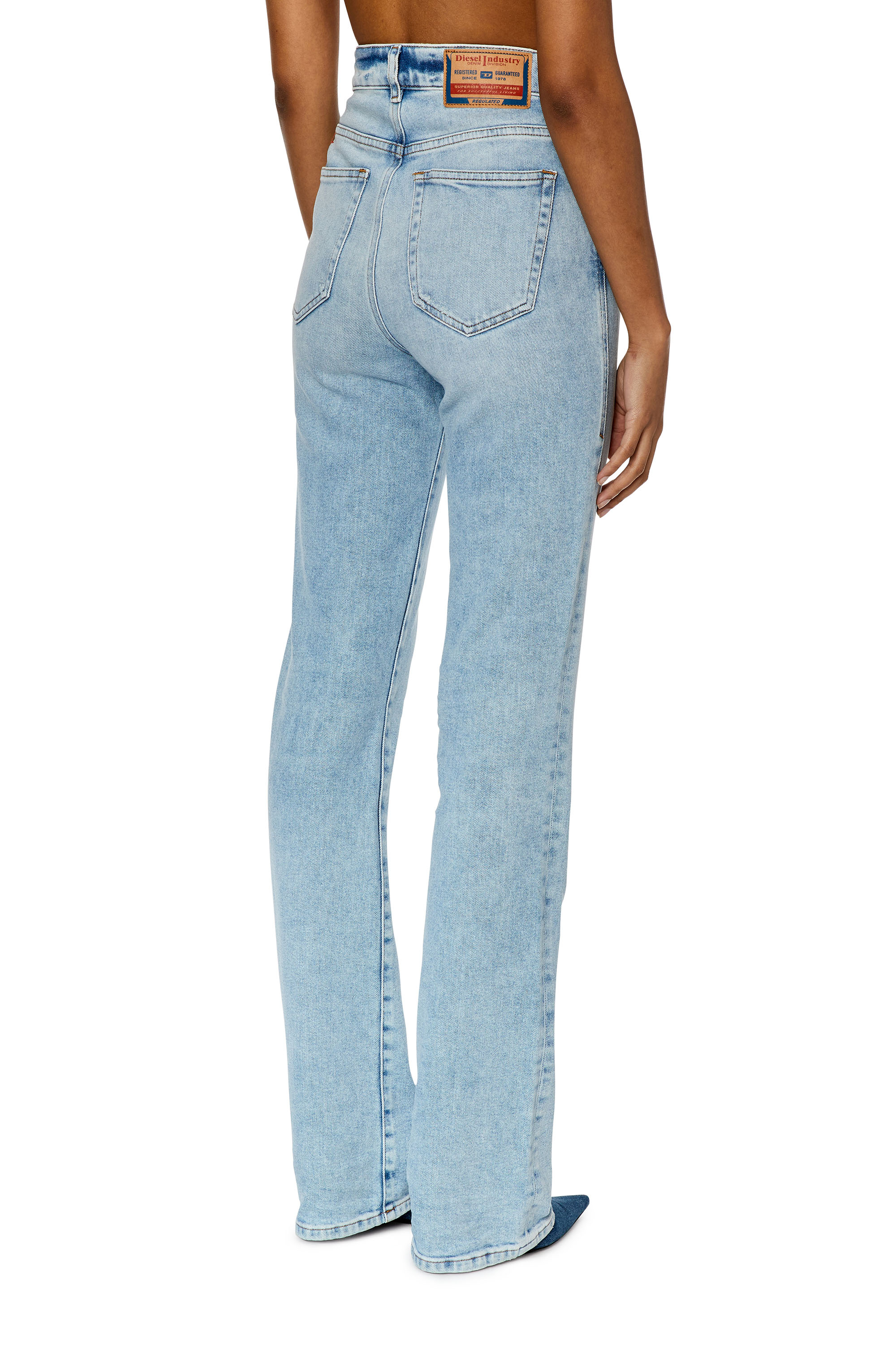 Diesel - 2003 D-Escription 09E81 Bootcut and Flare Jeans, Light Blue - Image 2
