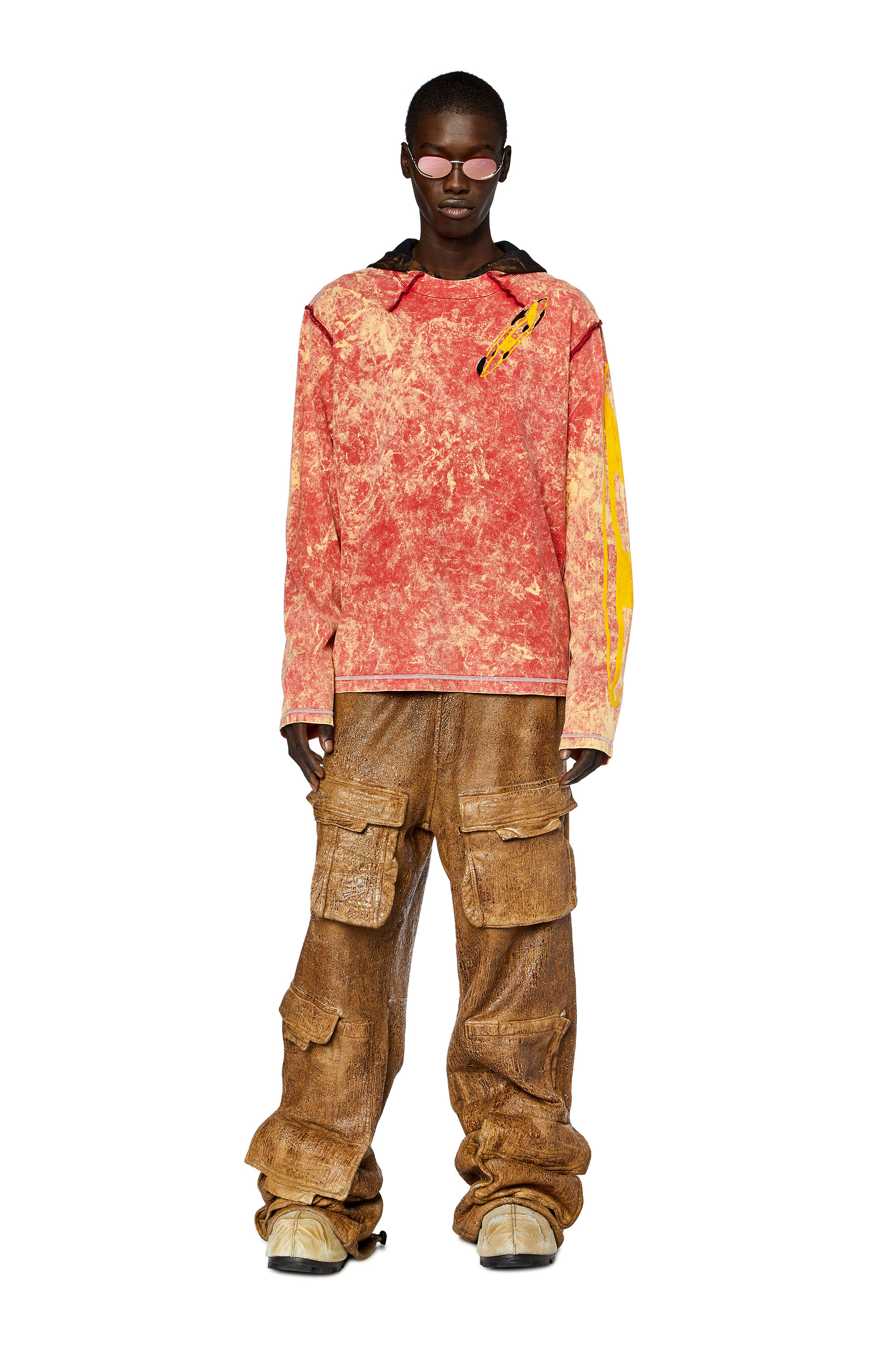 Diesel - T-CRAMIVOLKK-LS, Red - Image 2