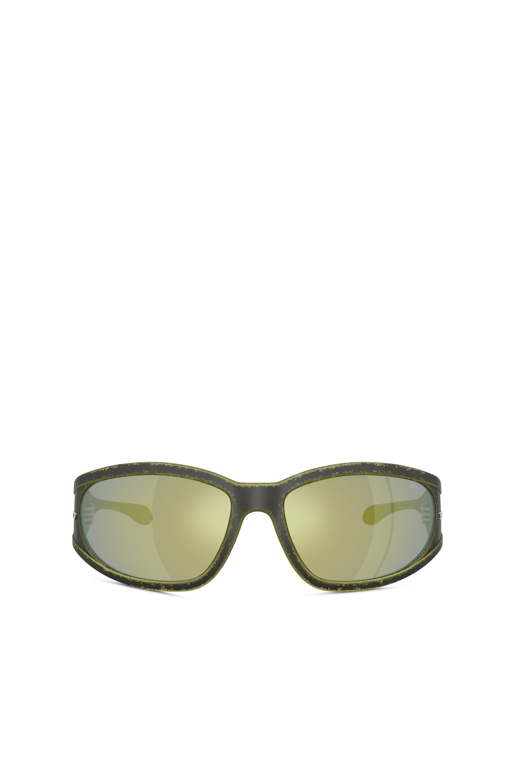 Women s Rectangular sunglasses in acetate Green Diesel