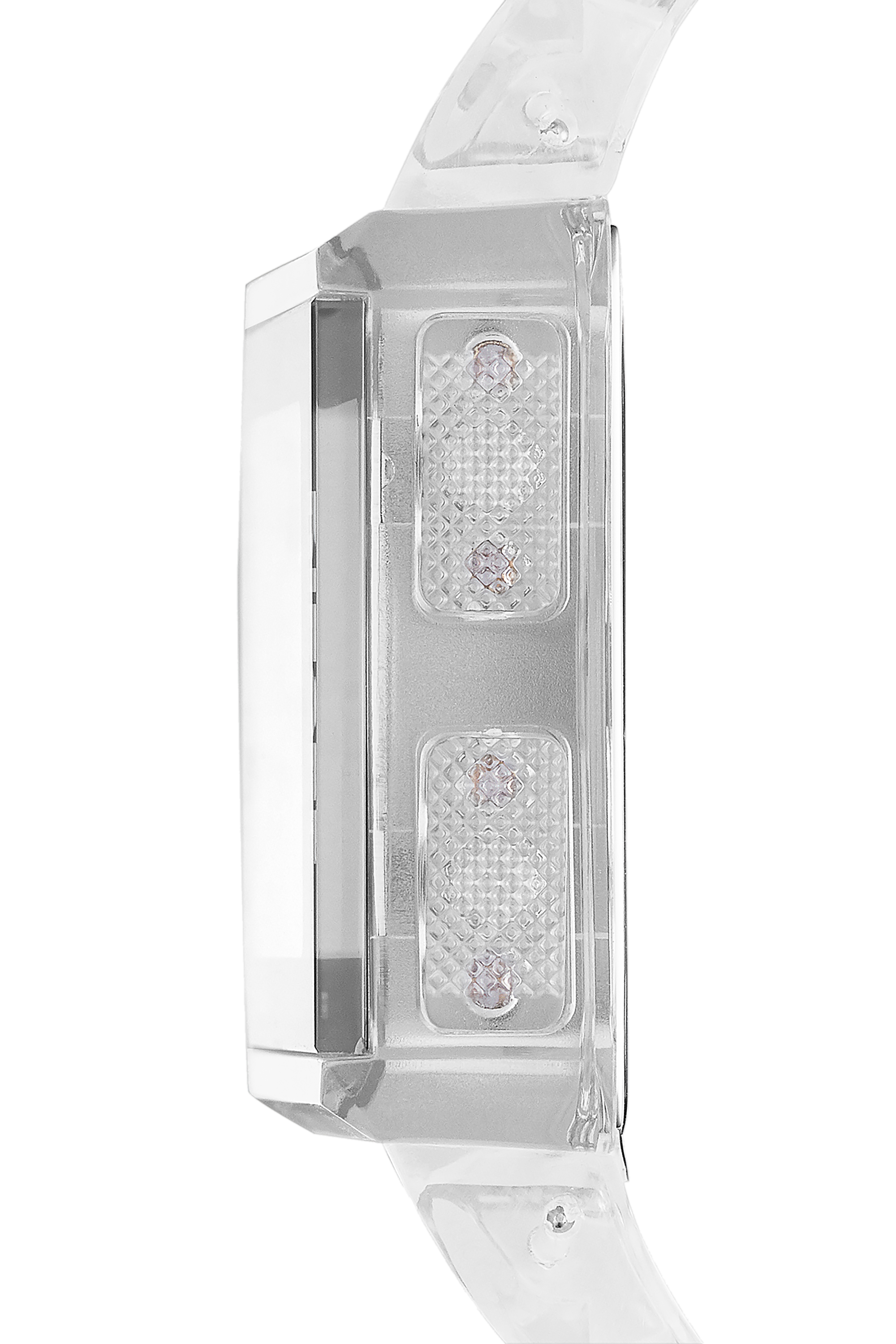 Diesel - DZ1917, Unisex's Chopped Digital Transparent Watch in White - 3